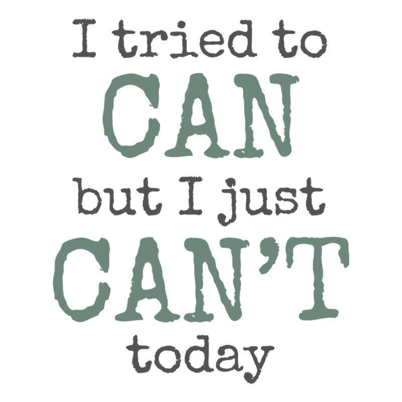 I Tried To Can But I Just Can't Today Adult T-Shirt