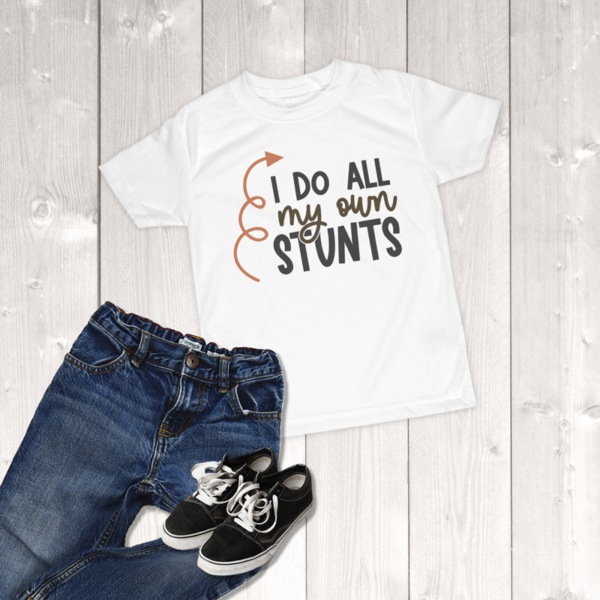 I Do All My Own Stunts Toddler Unisex T-Shirt