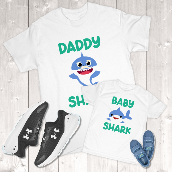 Daddy Shark Baby Shark Daddy & Me (Son) Toddler