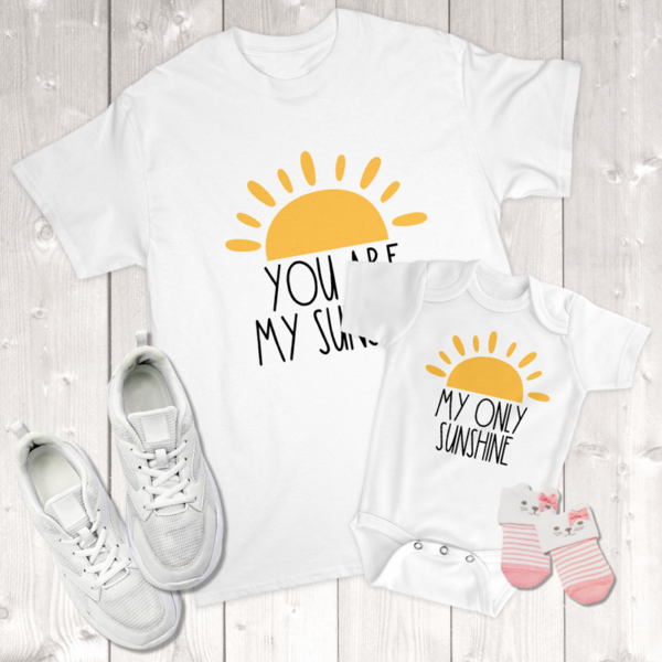 You Are My Sunshine My Only Sunshine Mommy & Me (Daughter) Infant