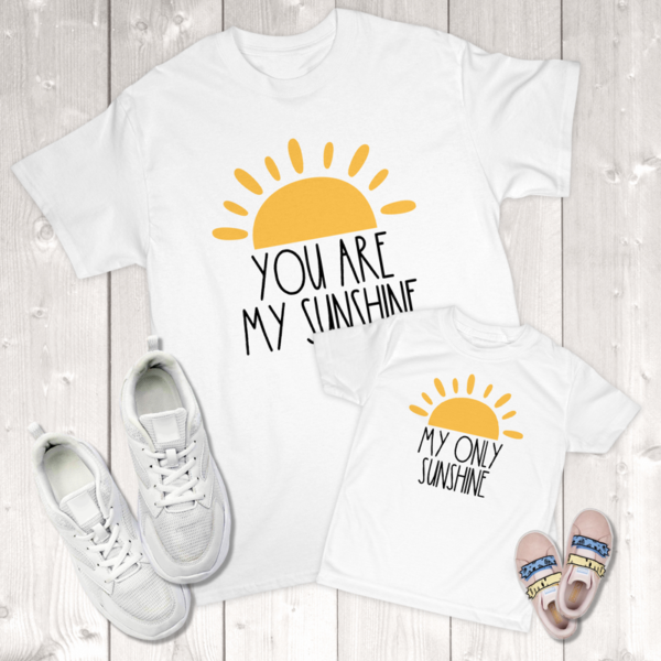 You Are My Sunshine My Only Sunshine Mommy & Me (Daughter) Toddler