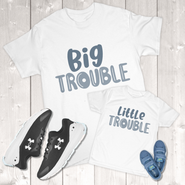 Big Trouble Little Trouble Daddy & Me (Son) Toddler