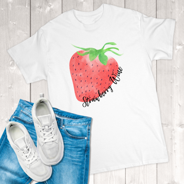 Strawberry Wine Adult-T-Shirt