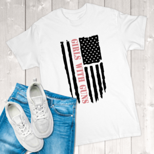 Girls With Guns Adult T-Shirt