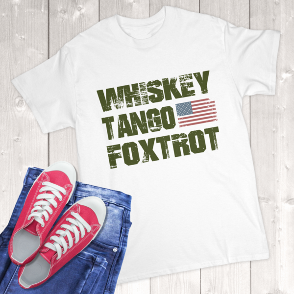 Whiskey Tango Foxtrot Adult T-Shirt