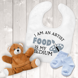 I Am An Artist Food Is My Medium Boy Bib