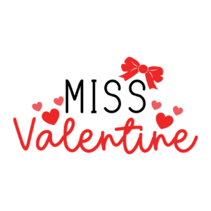 Valentine's Day Miss-Valentine Toddler Girl T-Shirt