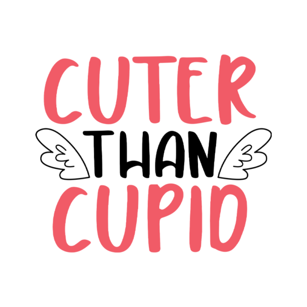 Valentine's Day Cuter Than Cupid Girl Onesie
