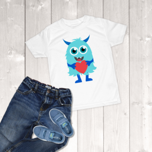 Valentine's Day Monster Toddler Boy T-Shirt