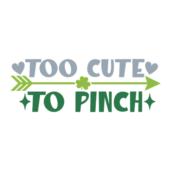 St. Patrick's Day Too Cute To Pinch Boy Onesie