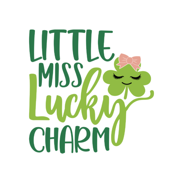 St. Patrick's Day Little Miss Lucky Charm Girl Onesie