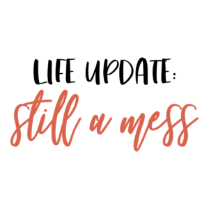 Life Update Still A Mess Adult T-Shirt