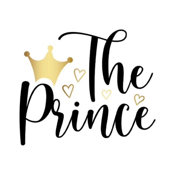 The Prince Boy Onesie & Bib Set