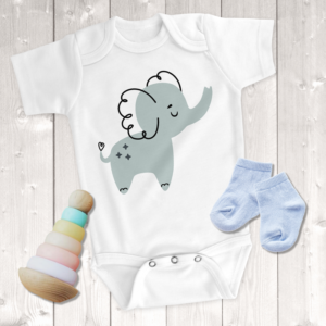 Boho Elephant Boy Onesie