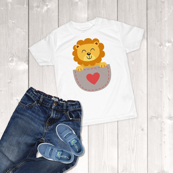 Pocket Pet Lion Toddler Boy T-Shirt