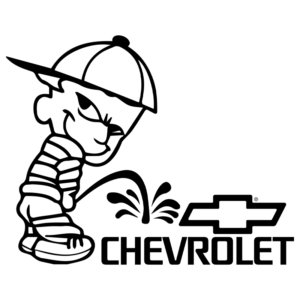 Piss On Chevrolet Window Decal