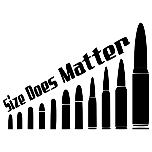 Size Does Matter Window Decal
