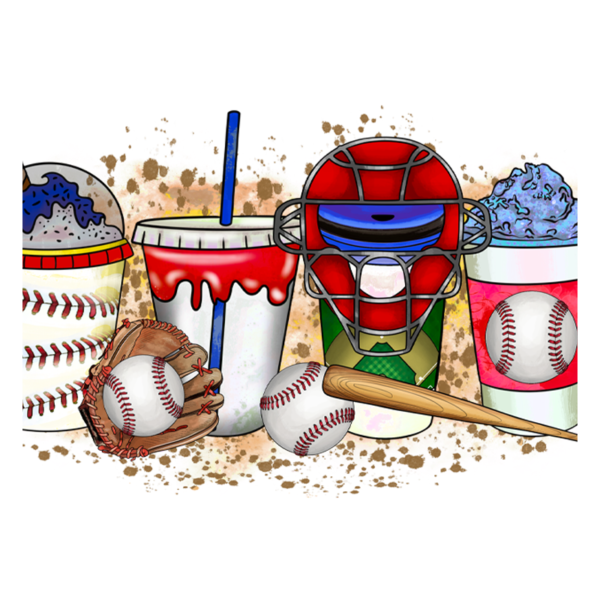 Sports Cups Baseball Mouse Pad