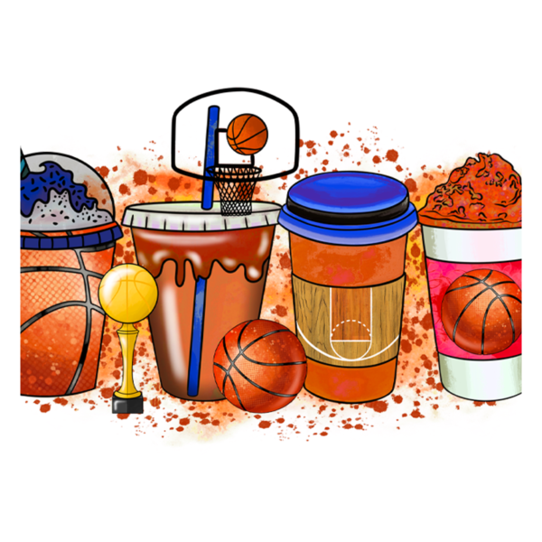Sports Cups Basketball Mouse Pad
