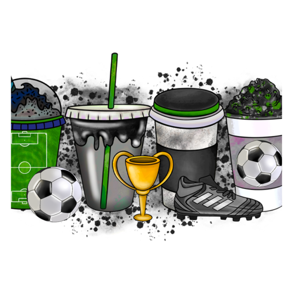 Sports Cups Soccer Mouse Pad