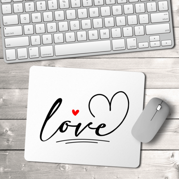 Valentine's Day Love Mouse Pad