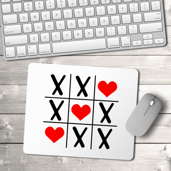 Valentine's Day XOXOXO Mouse Pad