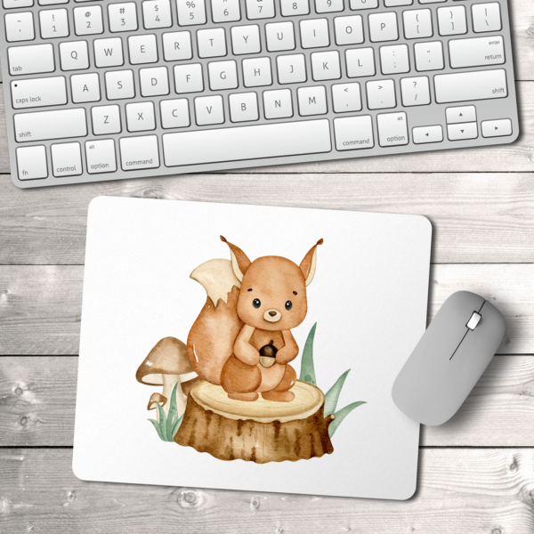 Woodland Squirrel Mouse Pad