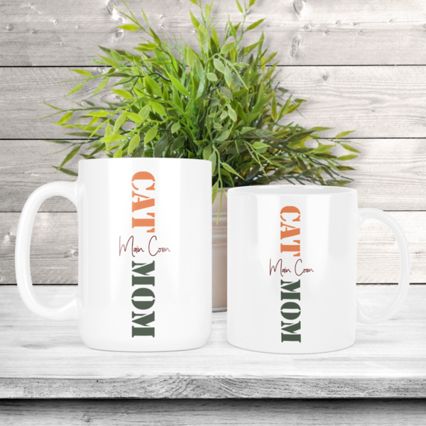 Cat Mom, Breed Choice & Name Coffee Mug