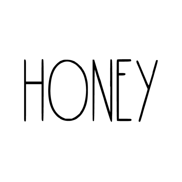 Rae Dunn Inspired "Honey" Coffee Mug