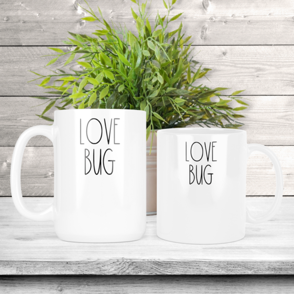 Rae Dunn Inspired "Love Bug" Coffee Mug