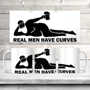 Real Men Have Curves Coffee Mug