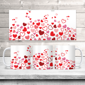 Valentine's Day Hearts Coffee Mug